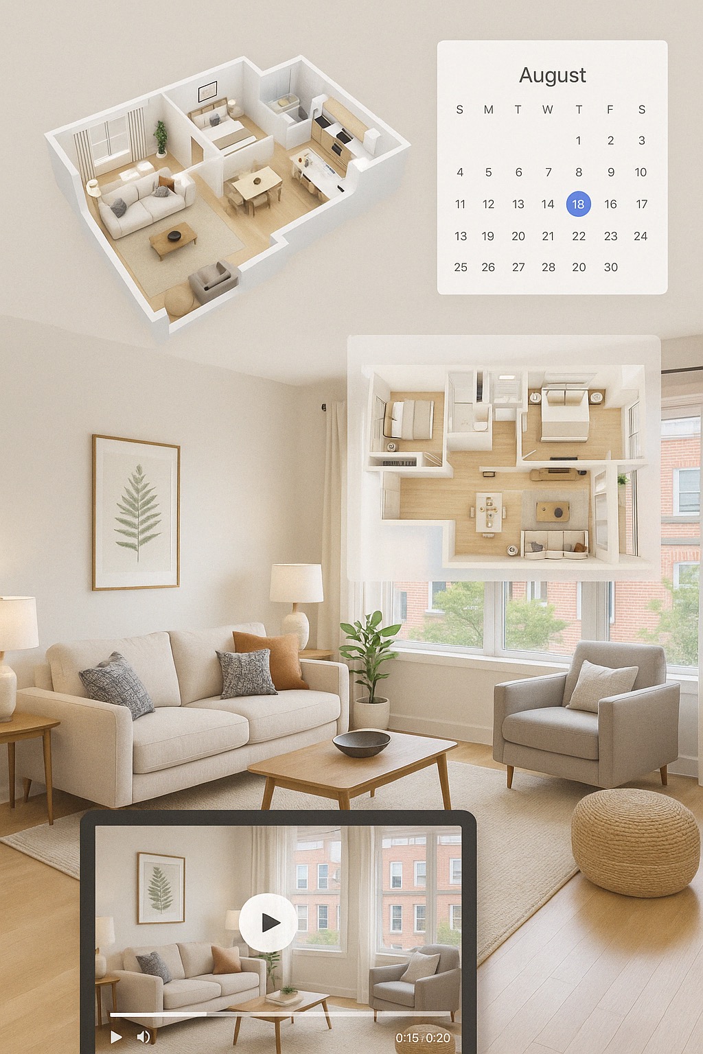 3D Floor Plan Visualization